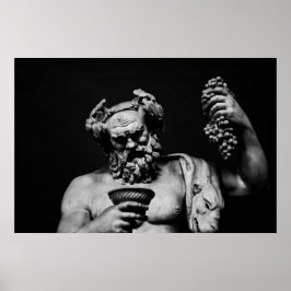 Poster Dionysus avec gobelet