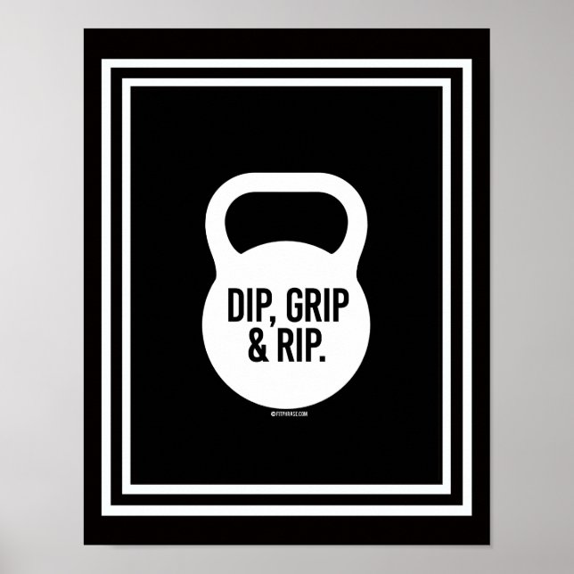 Poster Dip, Grip et Rip (Devant)