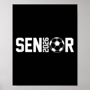 Poster Diplômé Cl De 2026 Joueur Principal De Football Gr