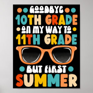 Poster Diplôme de 10e année à 11e année Premier été