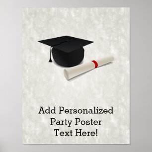 Poster Diplôme de diplôme de fin d'études sur mesure