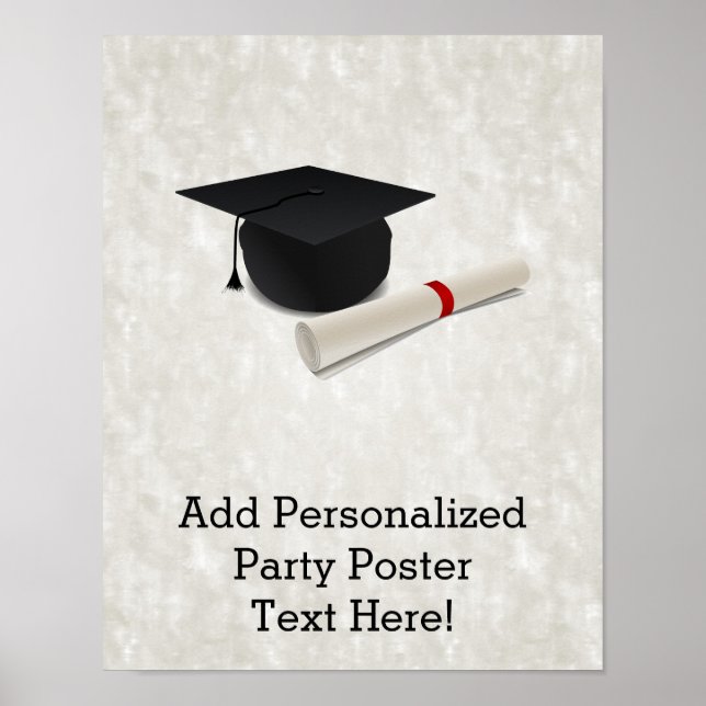 Poster Diplôme de diplôme de fin d'études sur mesure (Devant)