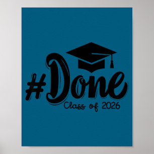 Poster Diplômé de la promotion 2026 humouristique remise