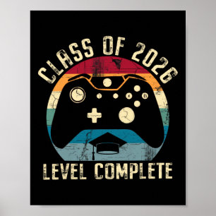 Poster Diplômé de la promotion 2026 Vidéo Joueur Senior N