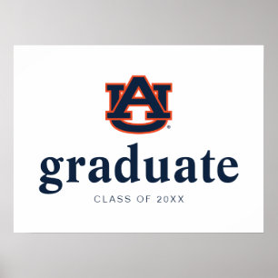 Poster Diplôme de l'Université d'Auburn   Auburn Tigers