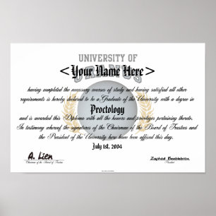 Poster Diplôme de l'Université d'Uranus