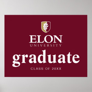 Poster Diplôme de l'Université Elon