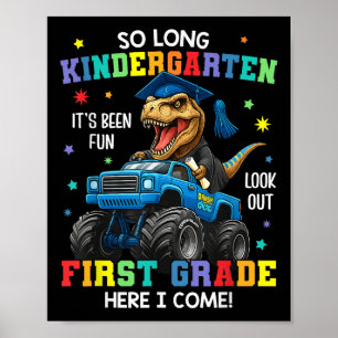 Poster Diplômé de maternelle Cl 2025 Dinosaur K