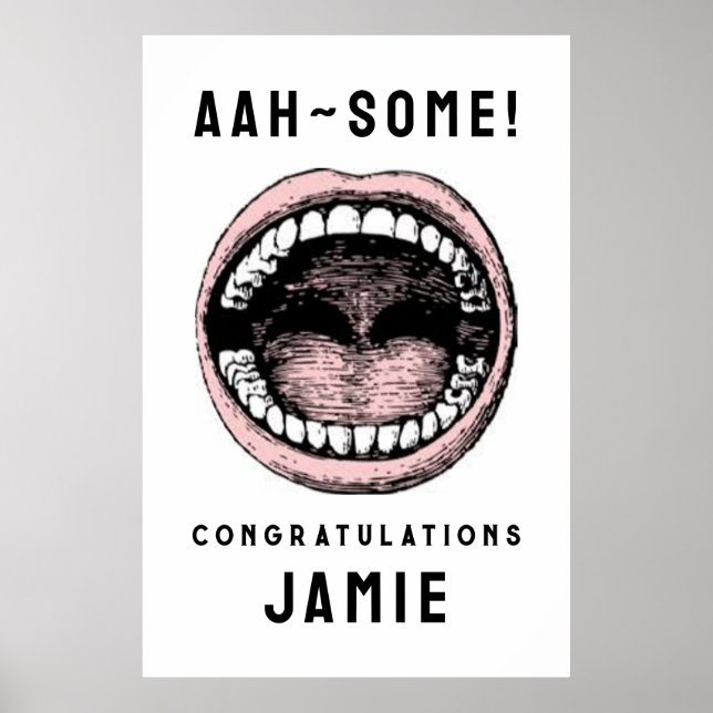 Poster Diplôme d'études dentaires (Devant)