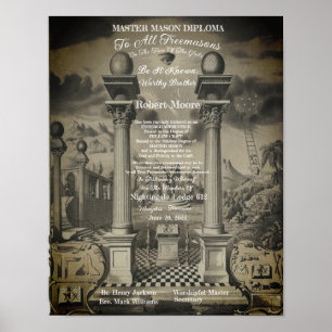 Poster Diplôme Master Mason