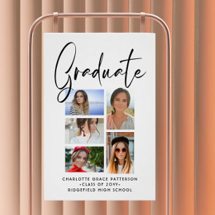 Poster Diplôme Multi Photo Élégant