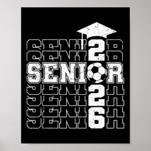 Poster Diplômé Promo 2026 Senior 2026 Football Seniors Re