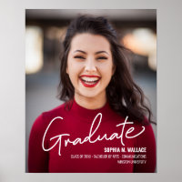 Diplômé universitaire avec classe photo année pers