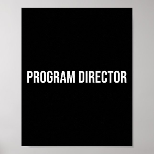 Poster Directeur de programme Santé mentale  (Devant)