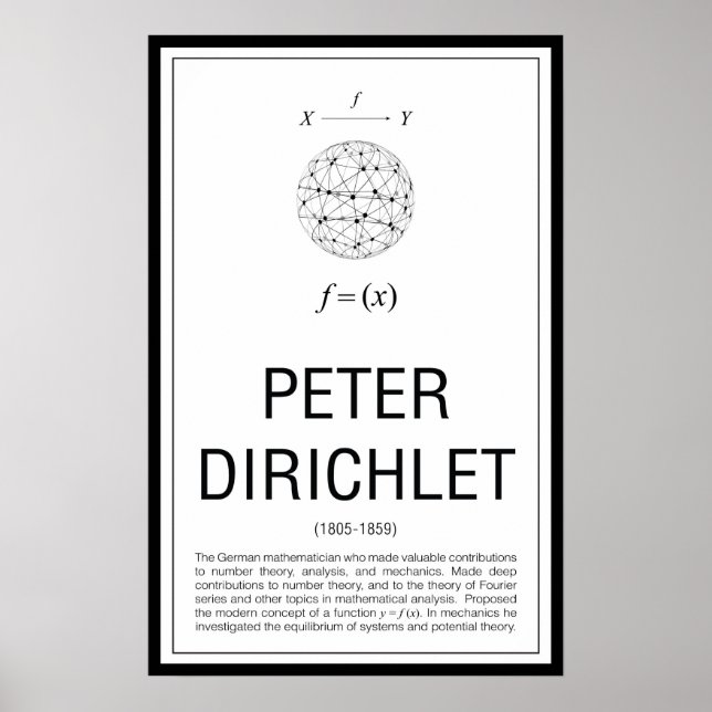 Poster Dirichlet (Devant)