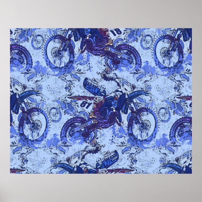 Poster Dirt-Bike Heaven (Devant)