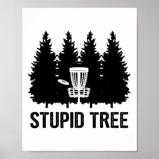 Poster Disc Golf de l'Arbre Stupide  (Devant)