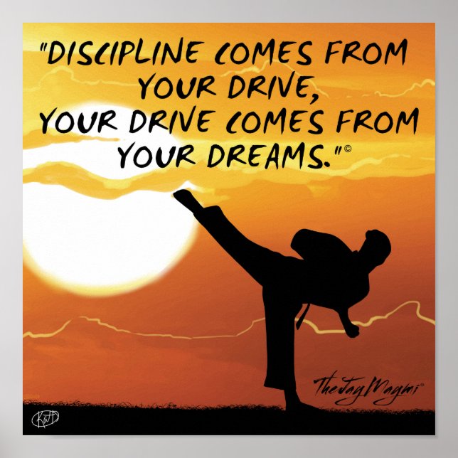 Poster "Discipline" (Devant)