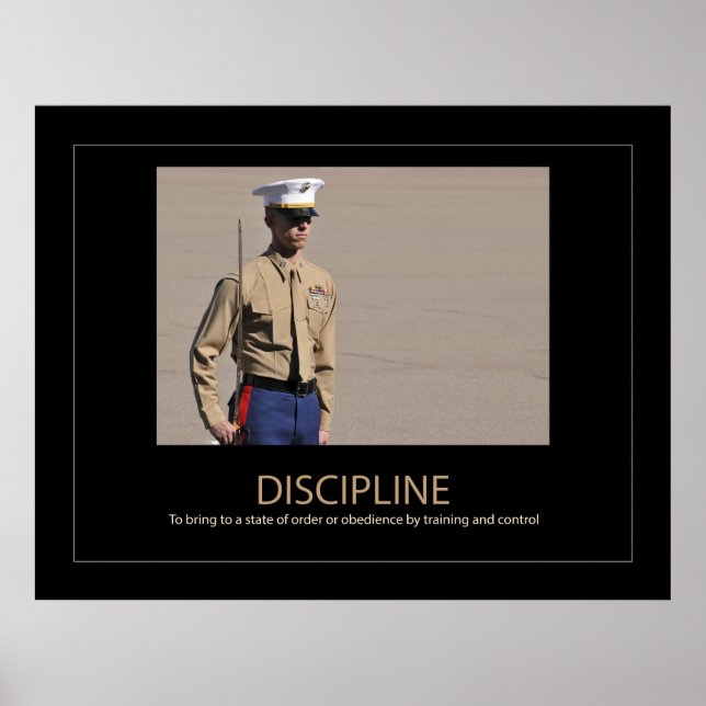 Poster Discipline (Devant)