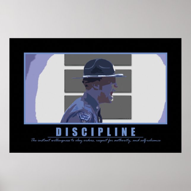 Poster Discipline (Devant)