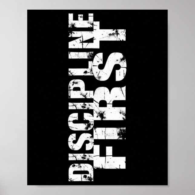 Poster Discipline bat Motivation1 (Devant)