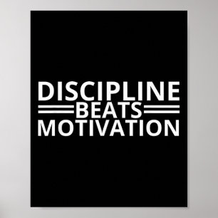 Poster Discipline bat Motivation Gym