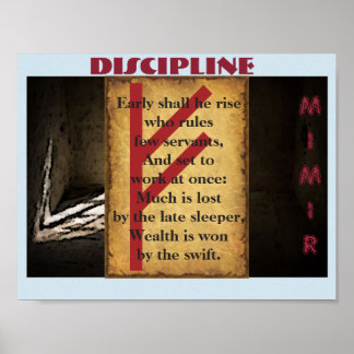 Poster Discipline Havamale