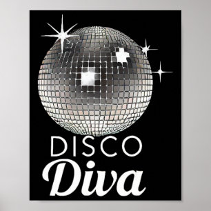 Poster Disco Ball Disco Diva Queen3