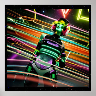 Poster Disco spatial zombie