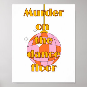 Poster Disco sur la piste de danse