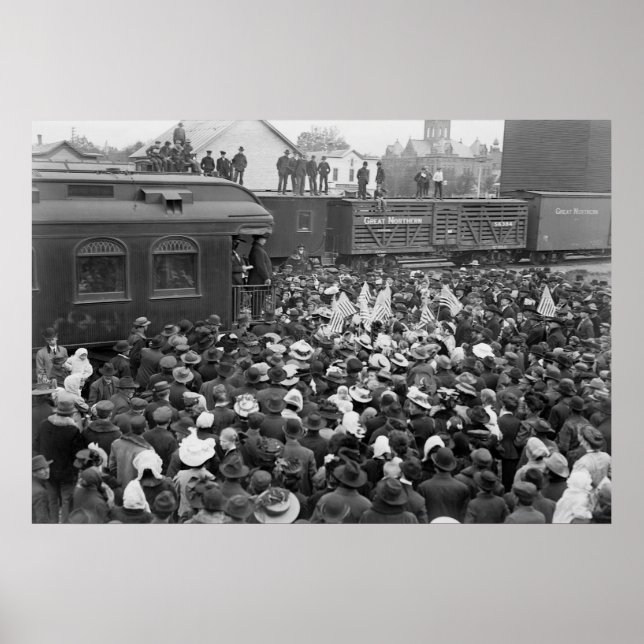 Poster Discours de campagne Taft : 1908 (Devant)