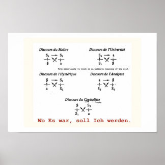 Poster Discours lacanien