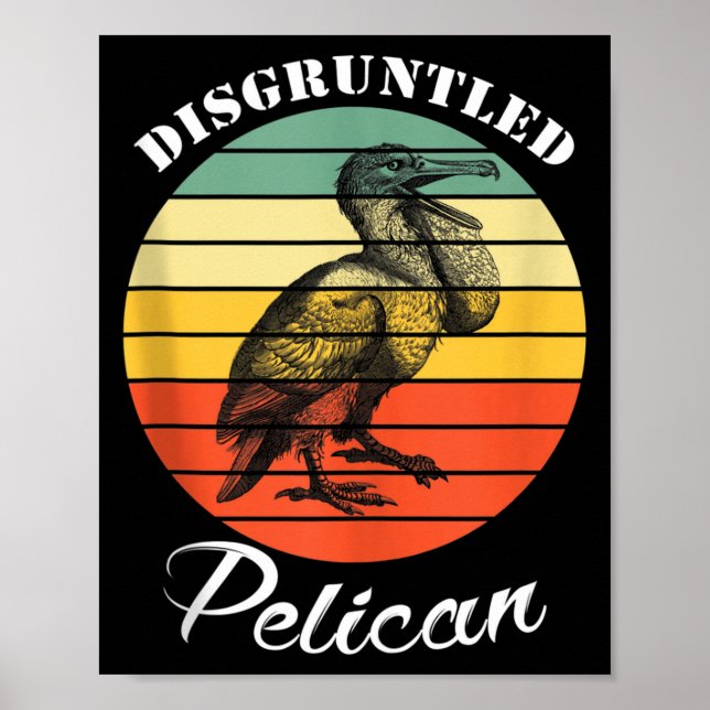 Poster Disntled Pelican Funny Quote Tank Top  (Devant)