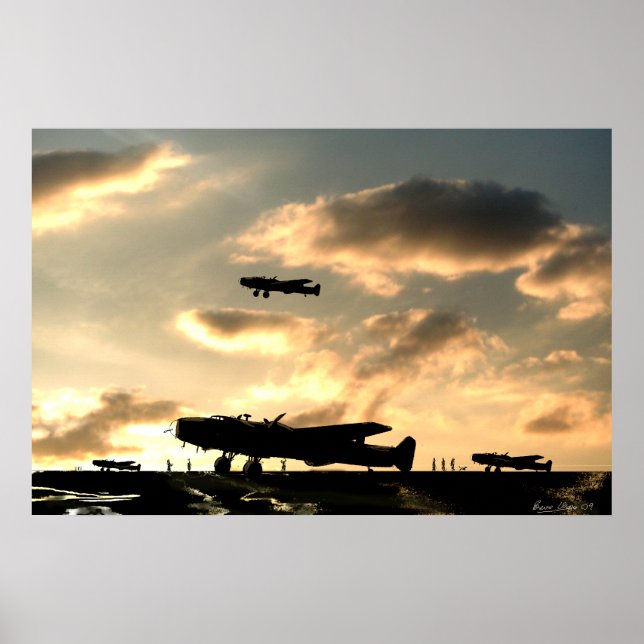 Poster Dispersement de la dépression des bombardiers de H (Devant)