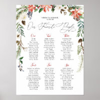 Disposition de table de mariage floral hivernal ru