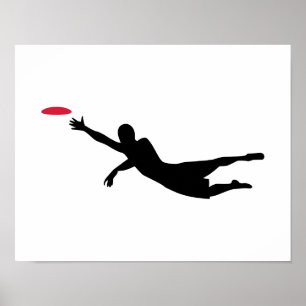 Poster Disque golf frisbee