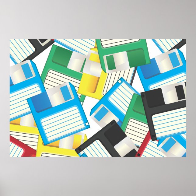 Poster Disquettes (Devant)