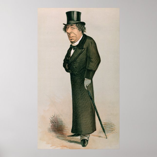 Poster Disraeli, Benjamin (Devant)