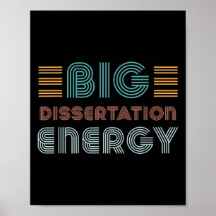 Poster Dissertation Écriture Thèse Défense Doctorat Docto
