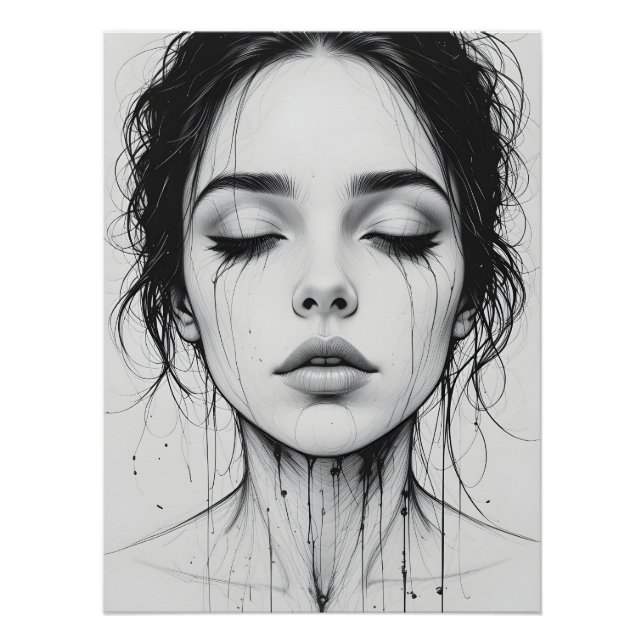 Poster Dissolution du paysage (Devant)