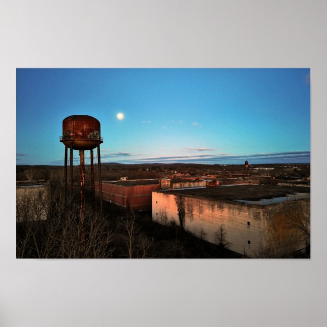 Poster Distillerie de Whiskey abandonnée Linfield PA (Devant)