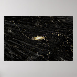 Poster Distorsion cosmique