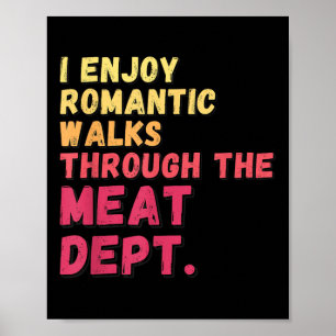 Poster Dit Drôle Viande Dept Bacon Griller Bacon Bbq Lov