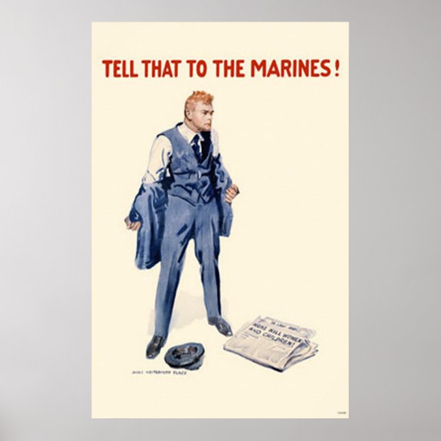 Poster Dites-Le Aux Marines ! (Devant)