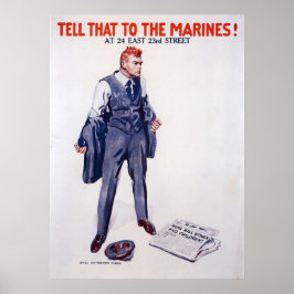 Poster Dites-Le Aux Marines