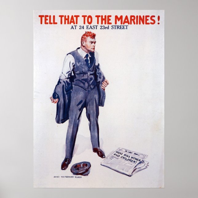 Poster Dites-Le Aux Marines (Devant)