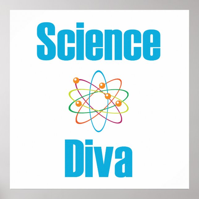 Poster Diva de sciences atomiques (Devant)