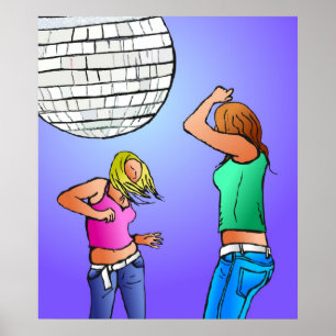 Poster Divas de disco