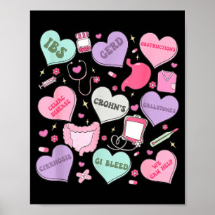 Poster Divas de la gastroentérologie infirmière Valentine