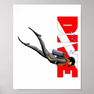 Poster Diver SCUBA